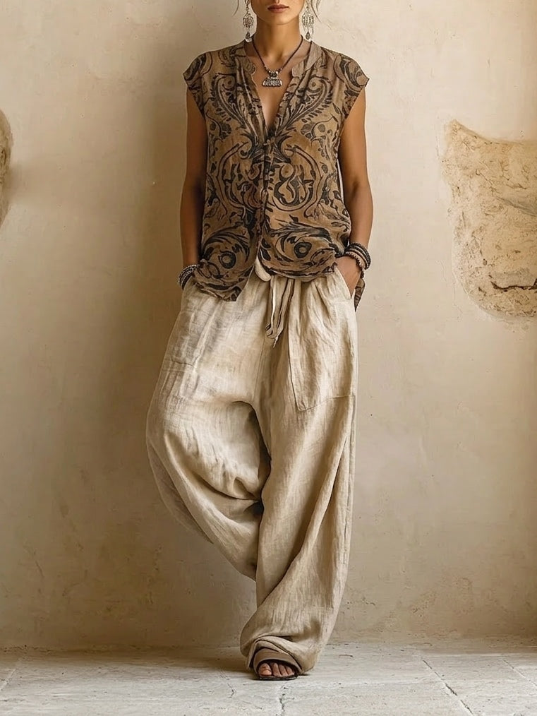 Natural 3-Piece Set™ - Premium Cotton & Linen Blend